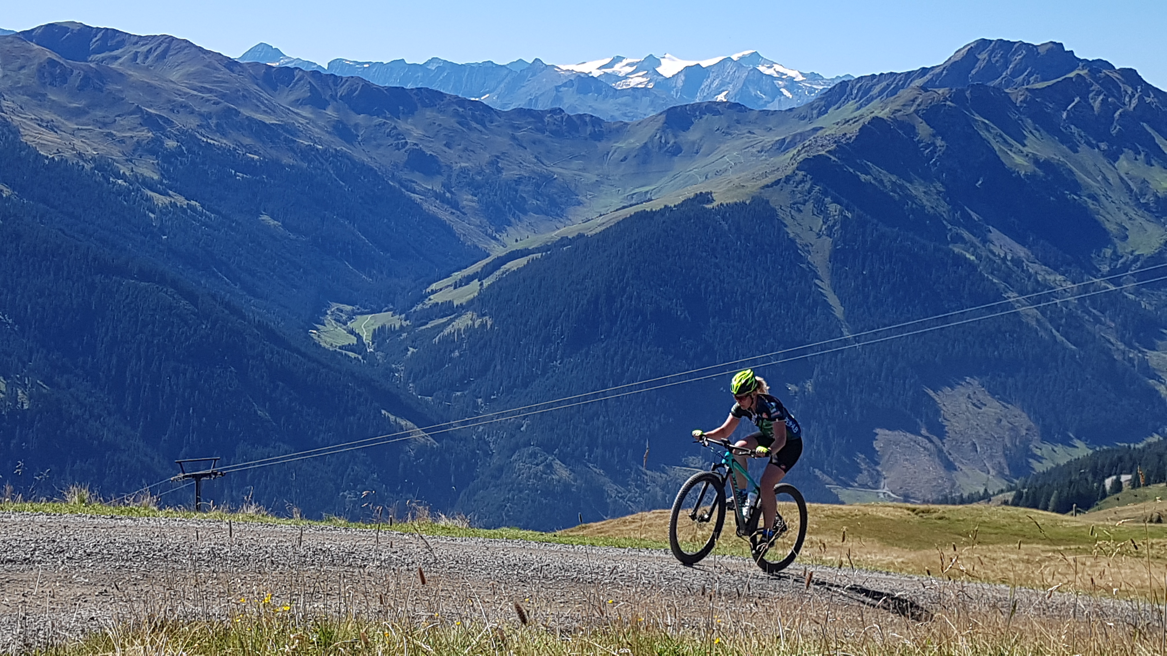 Radfahrer Saalbach